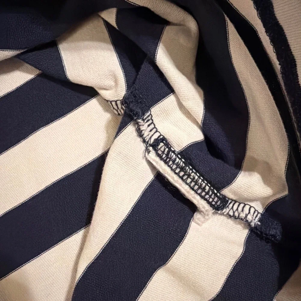 Polo Ralph Lauren Mens Classic Fit Striped T-Shirt Navy White Large